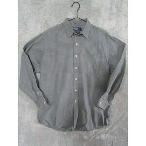 Polo Ralph Lauren Mens Button Down Shirt‎ Long Sleeve Plaid Lowell Sport Size L